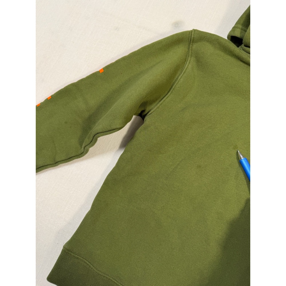 Carhartt Kids Olive Green Logo Graphic Hoodie Sweatshirt Size S 8-10 - Picture 6 of 9